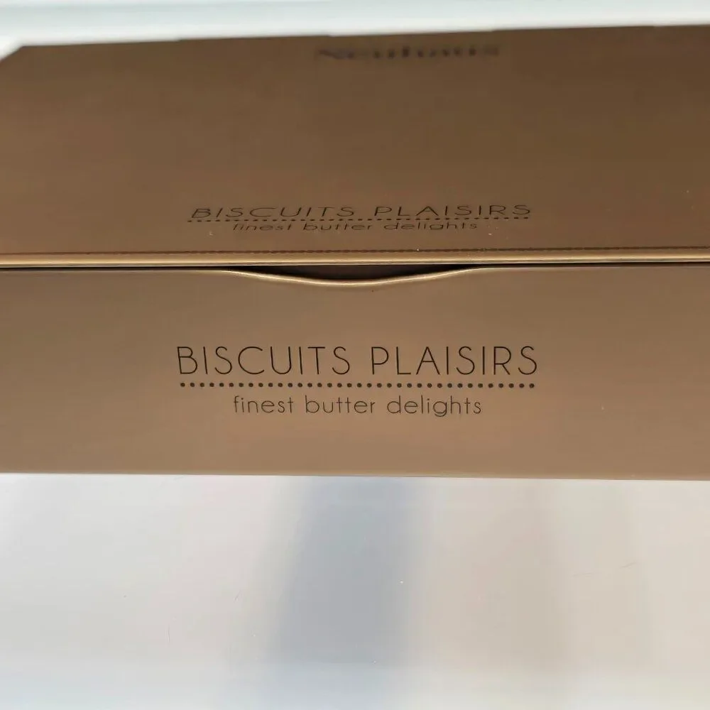 Neuhaus Brussels Biscuits Plaisirs Empty Metal Box 9 X 7 X 1.5 Butter Delights